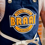 Braai Sal Ons Braai Full Length Canvas Apron