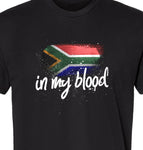 SA in My Blood Short Sleeve Cotton Unisex T-shirt