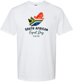 SA Map Expat Day Short Sleeve Cotton Unisex T-shirt