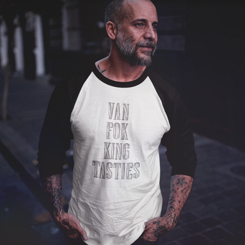 Van Fok-King Tasties Unisex Baseball  T-shirt