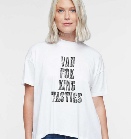 Van Fok-King Tasties Ladies Hi-Lo Short Sleeve T-shirt